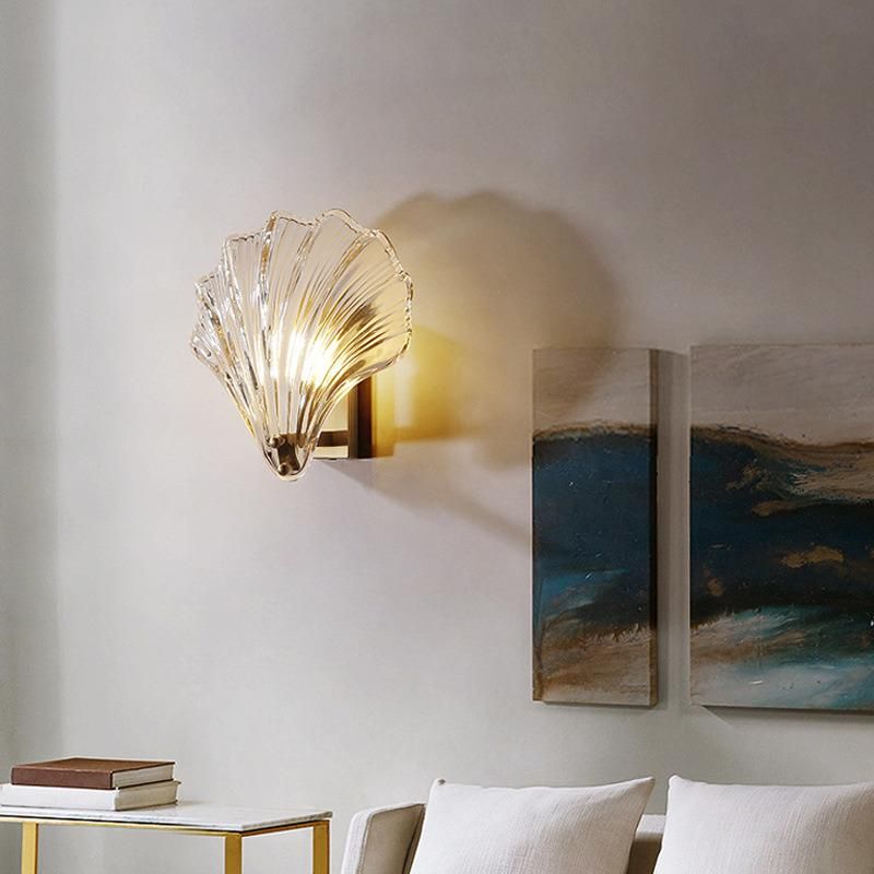 Creative Postmodern Golden Wall Lamp Living Room TV Aisle Background Light (WH-OR-124)