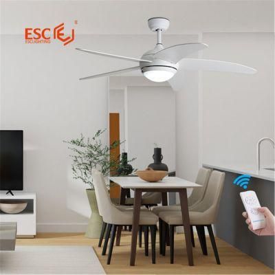 Indoor Decorative Tri Color LED 3 Fan Speed Full Copper Motor 5 Blades Antique Ceiling Fan