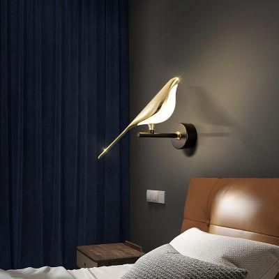 LED Wall Light Simple Living Room Corridor Magpie Light Creative Personality Bedroom Bedside Light Decorative Lamp Bird Light