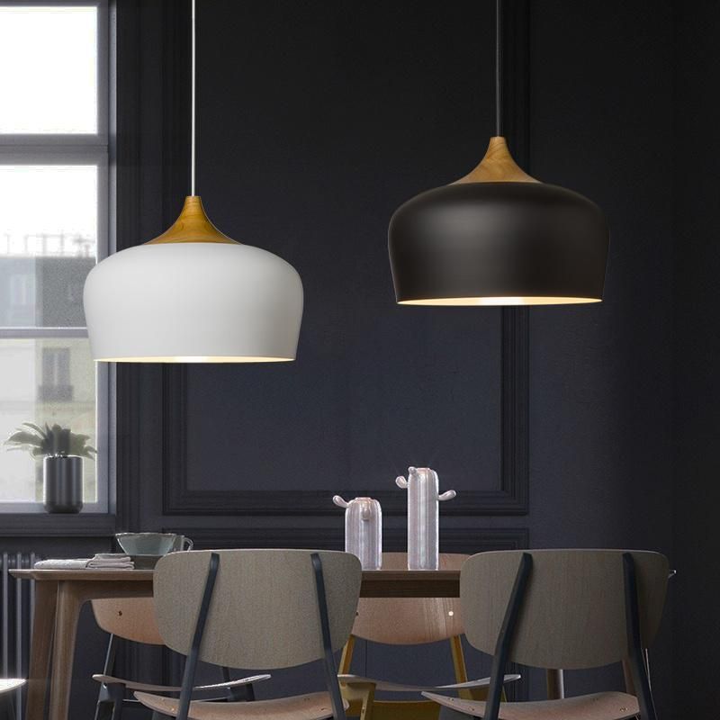 Nordic Industrial Pendant Lights Japan Style Indoor Home Decorative Wooden Lamps Living Room Pendant Lamp (WH-AP-215)