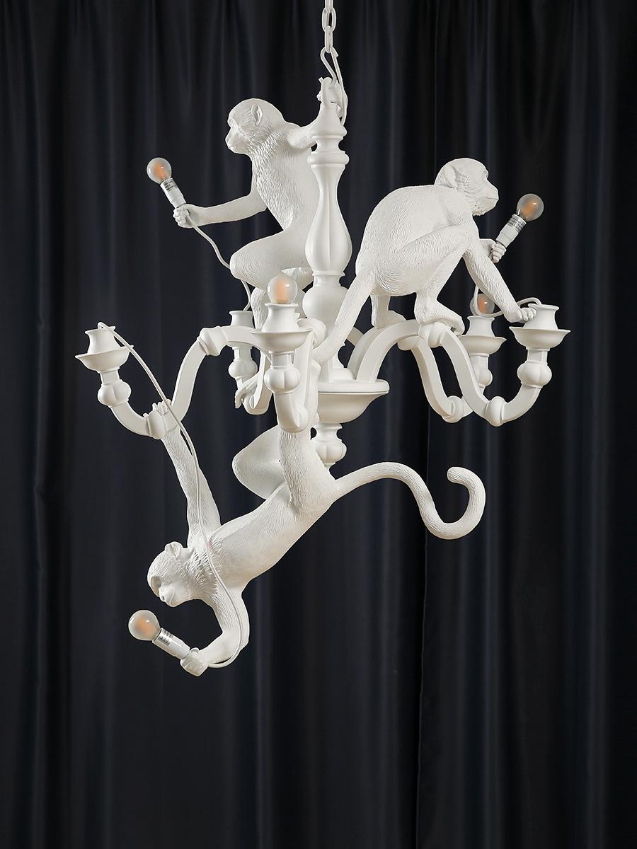 Resin Monkey Pendant Light Chandelier