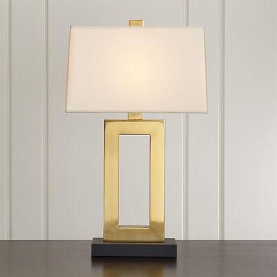 Brass Modern Lighting Desk Table Lamp Light for Hotel Bedroom