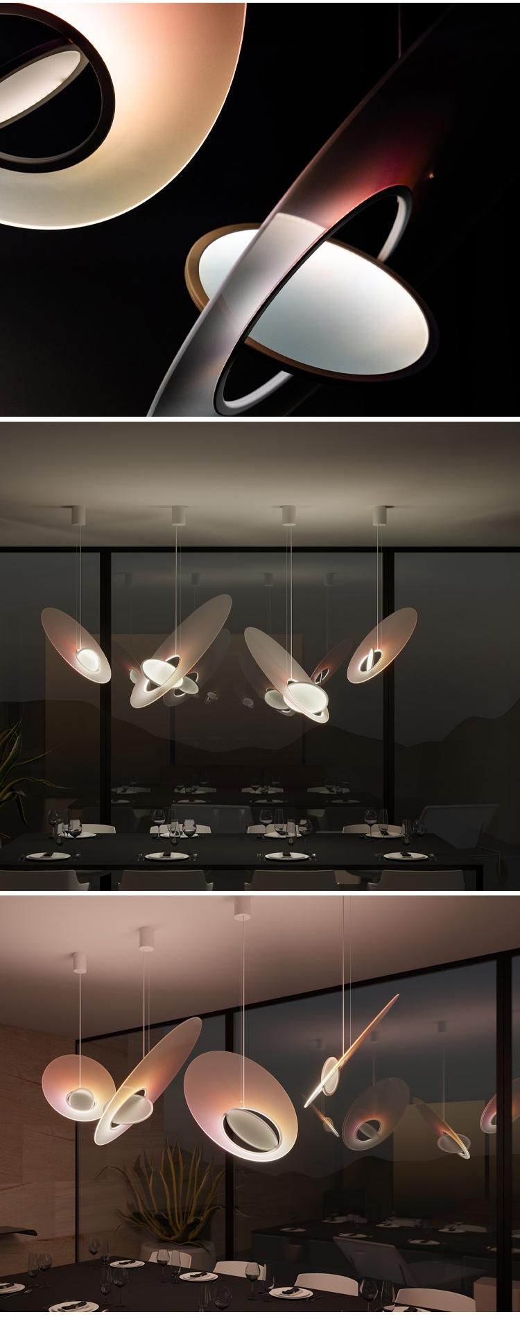 Large Modern Custom Art Deco Hotel Villa LED Chandelier