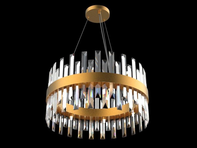 2021 Modern Indoor Luxury Pendant Light Gold LED Hanging Lights Home Bedroom Nordic Crystal Chandelier Decoration Decorative Pendant Lamp