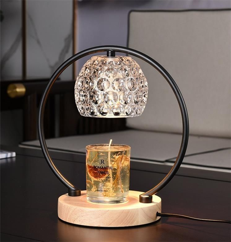 Aromatherapy Lamp Melting Wax Lamp Glass Dimming Retro Crystal Scent Melting Candle Fragrance Lamp