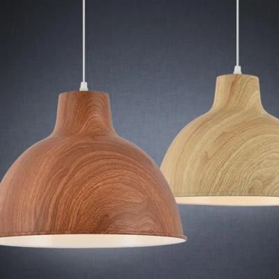 Decoration Light Chandelier Pendant Lamp Wood Color for Bedroom