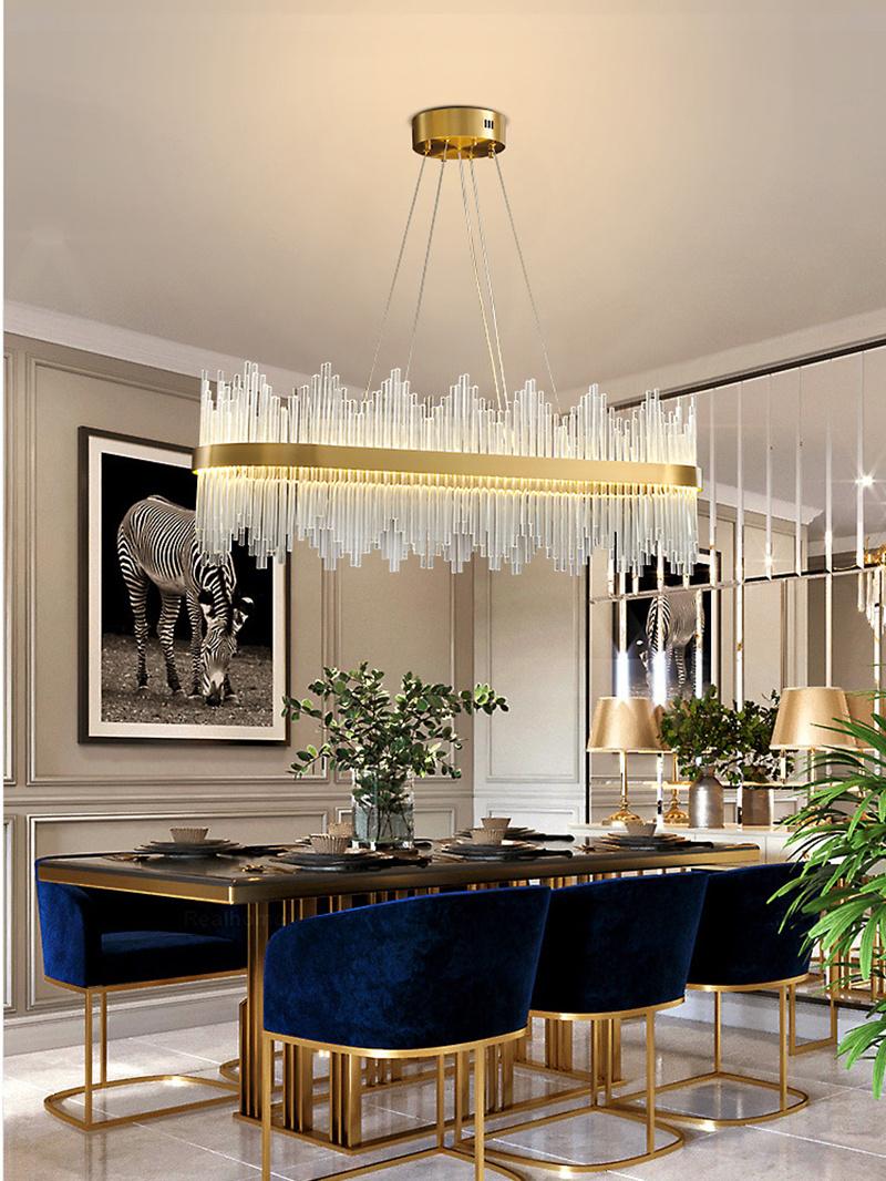 Luxry Indoor Lighting Crystal Chandelier Light Living Room Dining Room Modern Pendant Lamp