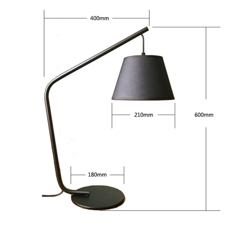 Table Lamp Living Room Table Lamp Wrought Iron Cloth Bedroom Bedside Lamp Danish Fishing Lamp