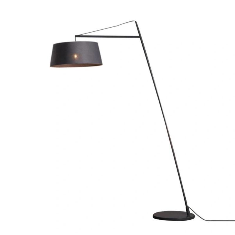 Modern Hotel Bedroom Metal Base Adjustable Reading LED Floor Lamps
