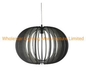 Wood Lamp, Wood Pendant Lamp / Wood Pendant Light (WHP-390)