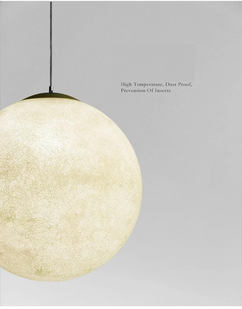 Moon Chandelier LED Indoor Lamp Decoration Suspension Light Pendant Lighting