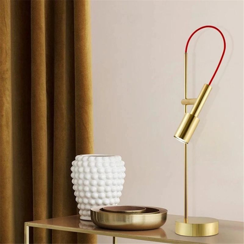 Bedroom Bedside Reading LED Desk Lamp Nordic Modern Simple Small Table Lights Creative Study Dormitory Rotating Head Desk Light