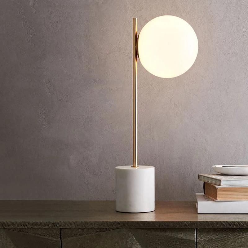 Modern Fashion Hotel Decoration LED Marble Table Lamp