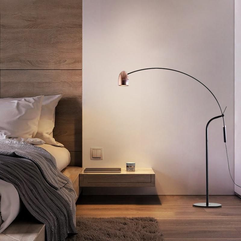 Black Floor Lamp Mantis Arm Floor Standing Lamp Industrial Bedroom Hercules LED Floor Lamp (WH-MFL-146)