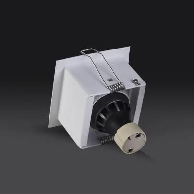 Square Cast Aluminum Gu5.3 GU10 MR16 Recessed LED Downlight