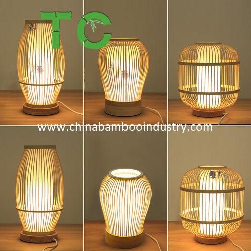 High Quality Bamboo Lamp Wicker Rattan Table Lamp Bamboo Rattan Lamp Shade