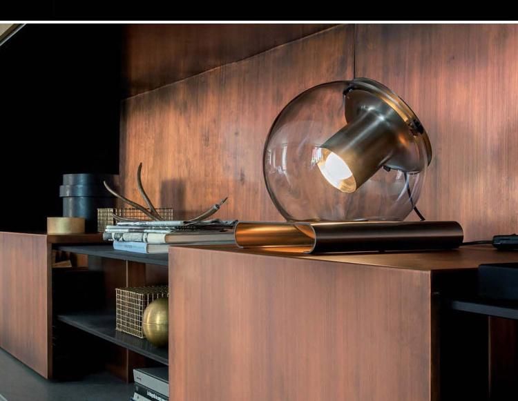Postmodern Creative Personality Living Room Sand Silver Wall Lamp Nordic Minimalist Designer Art Bedside Glass Wall Lamp