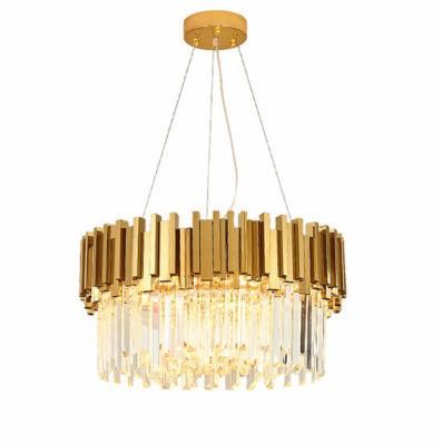 Luxury Bed Room Ceiling Crystal LED Pendant Light Chandelier