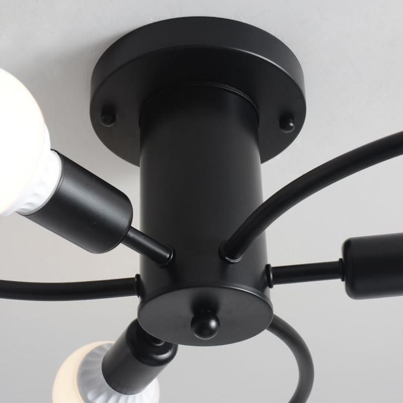 Living Room Chandelier Dining Ceiling Light Industrial Style Bedroom Lamps