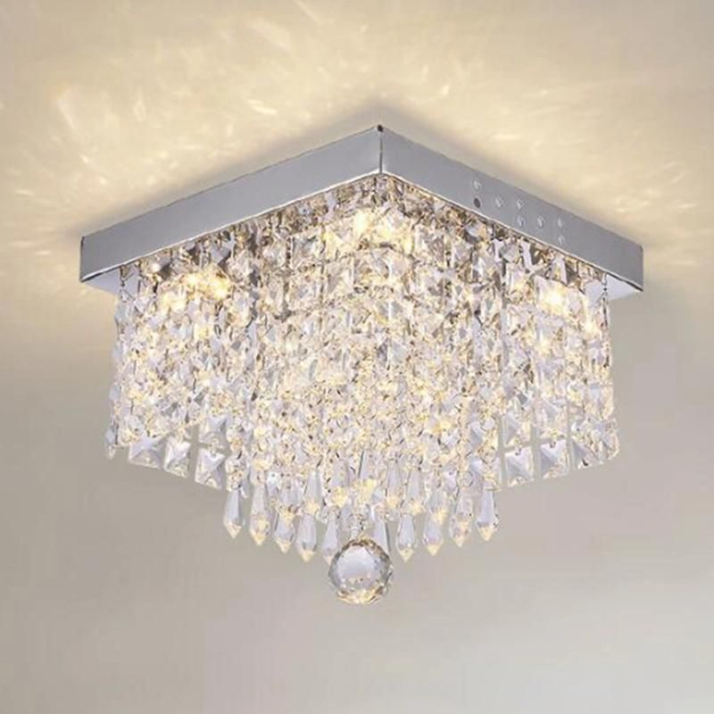 Crystal LED Ceiling Square Lamp for Corridor Ladder Entrance Chandelier (WH-CA-93)