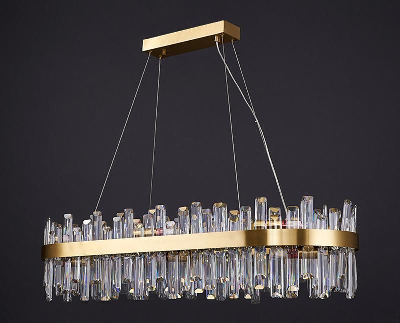 Luxry Indoor Lighting Crystal Chandelier Light Living Room Dining Room Modern Pendant Lamp