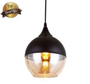 Indoor Antique Style Single Black Pendant Light