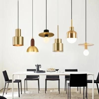 E27 E26 Lampholder Modern Metal Gold Hanging Lamp, Pendant Lamp Modern, Rose Gold Pendant Light