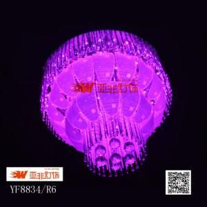 Glass RGB Chandelier Crystals for Weeding Decoration (YF8834/R6-3)