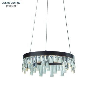 Crystal Ring Style Design Decor Modern Pendant Lamp Chandelier