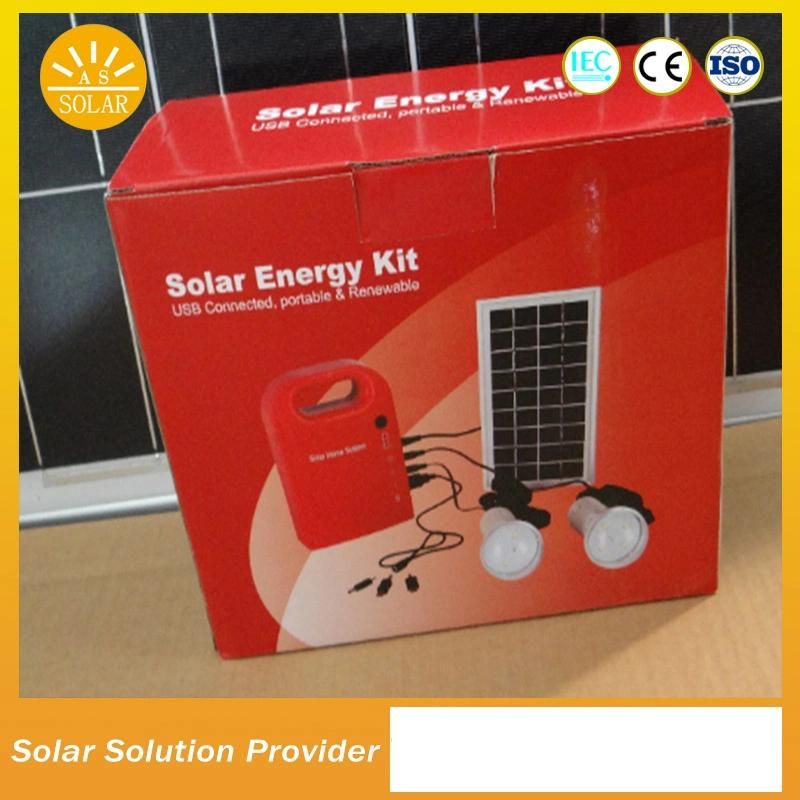 Popular 3W-4.5ah Home or Outdoor Using Portable Solar Lighting System