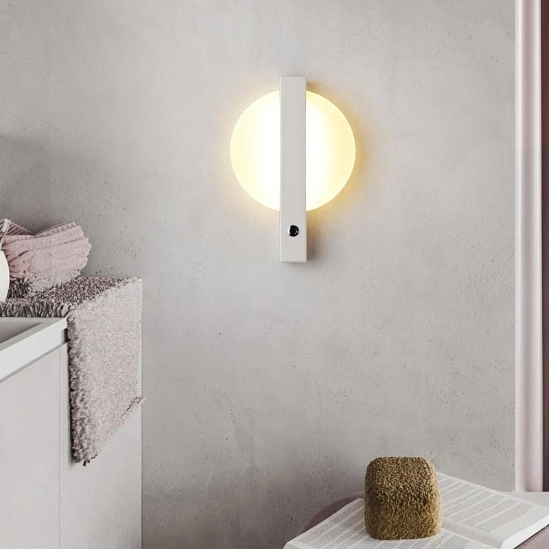 Nordic Modern Minimalist Bedroom Bedside Creative Aisle Living Room Wall Lights (WH-OR-84)