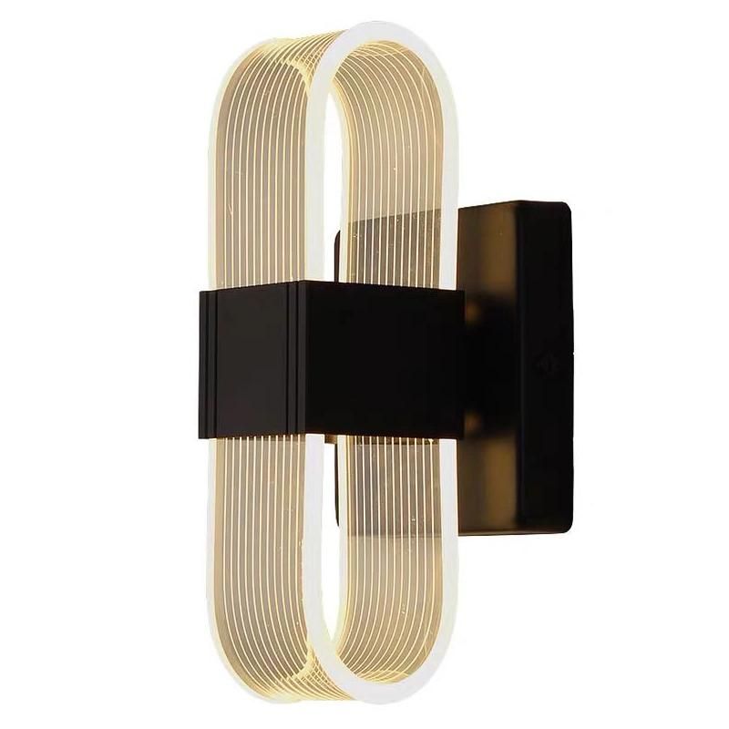 Modern Transparent Line Light Guide LED Bar Light Luxury Creative Living Room Scandinavian Wall Lamp (WH-OR-230)