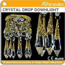 Artistic Crystal Pendant Ceiling Light 8W COB LED Downlight