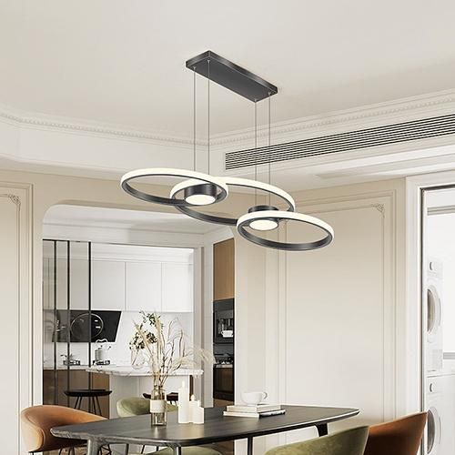 Modern Lighting Pendant Light LED Aluminum Black Pendant Lamp for Home Decoration