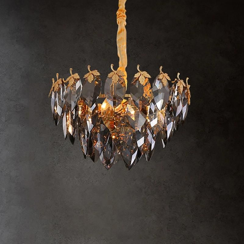 Vintage Style Crystal Chandelier Bedroom restaurant Hotel Lobby Pendant Lamp