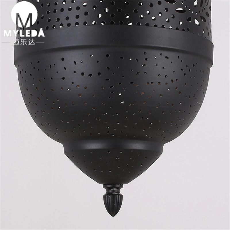 Moroccan Restaurant Vintage Wrought Iron Arabian Style Chandelier Pendant Lighting