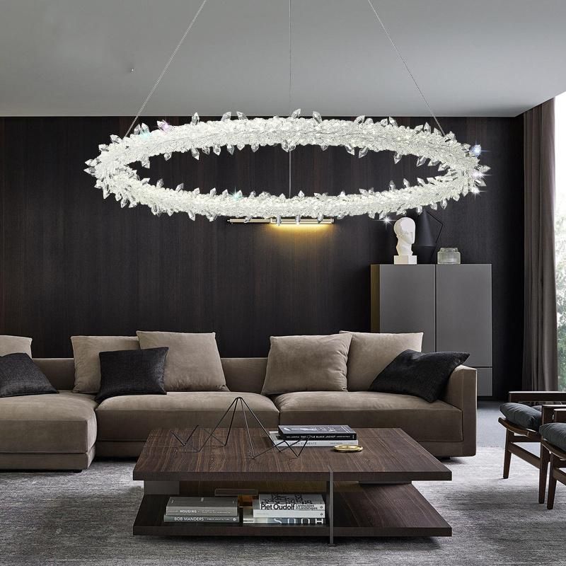 Crystal Lamp Living Room Bedroom Light Luxury Nordic Crystal Pendant Lamp