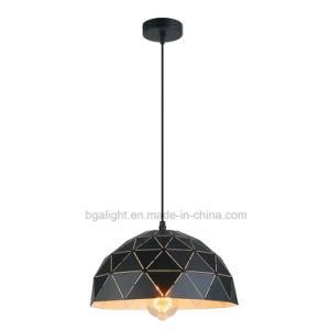 Laser Cutting Geometric Metal Pendant Light for Bedroom with Popular Design