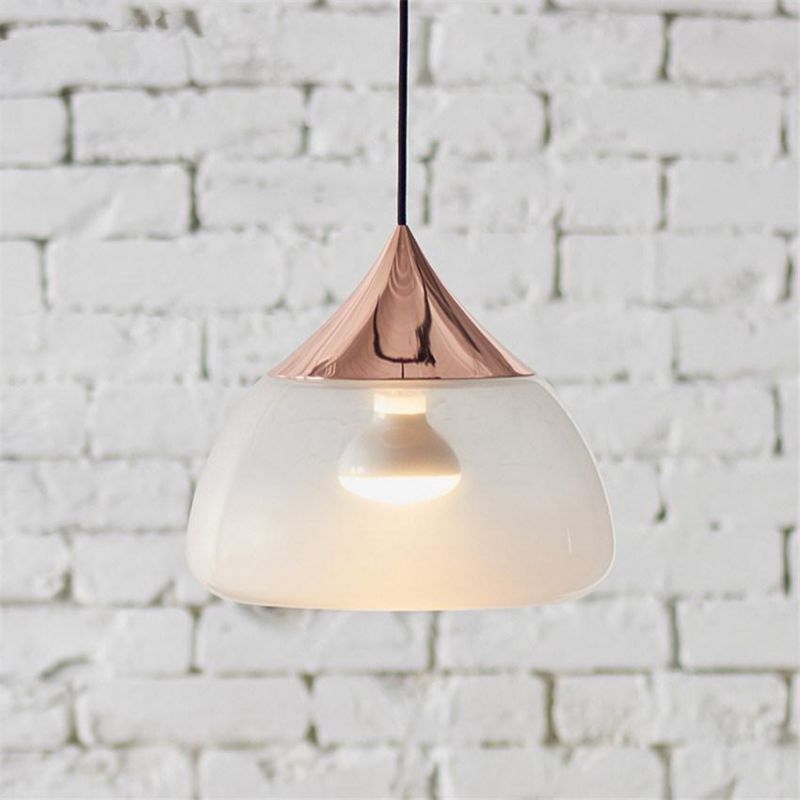 Water Glass Pendant Lights Drop Iron Gold Lamp Modern LED Living Room Bedroom Restaurant Pendant Lamp (WH-AP-156)