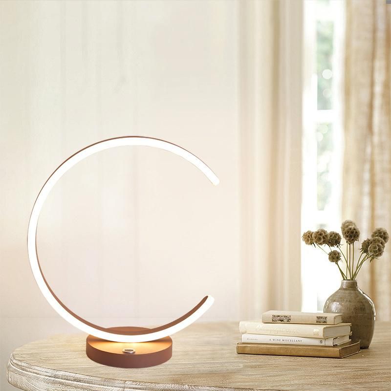 Moon Shade Table Lamp Floor Lamp Modern Style Bedside Lamp