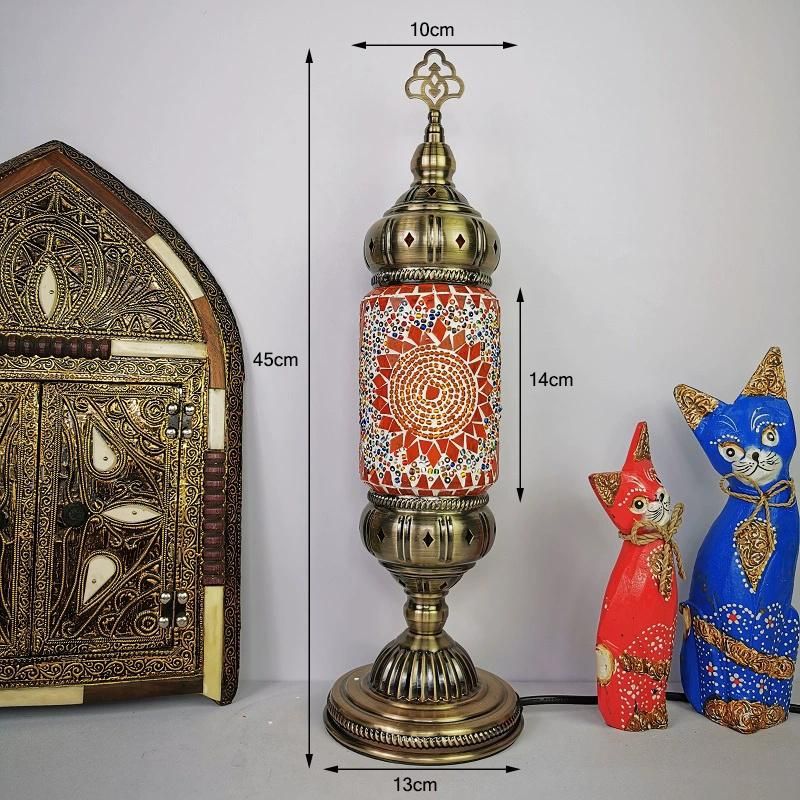Southeast Asia Table Lamp Mediterranean Turkish E14 Table Lamps for Bedroom Bedside (WH-VTB-05)