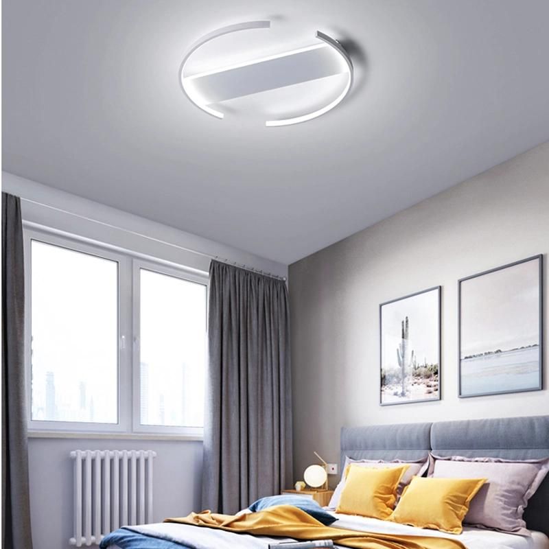 White Bedroom Light Simple Modern Art Nordic Warm Room Lamp LED