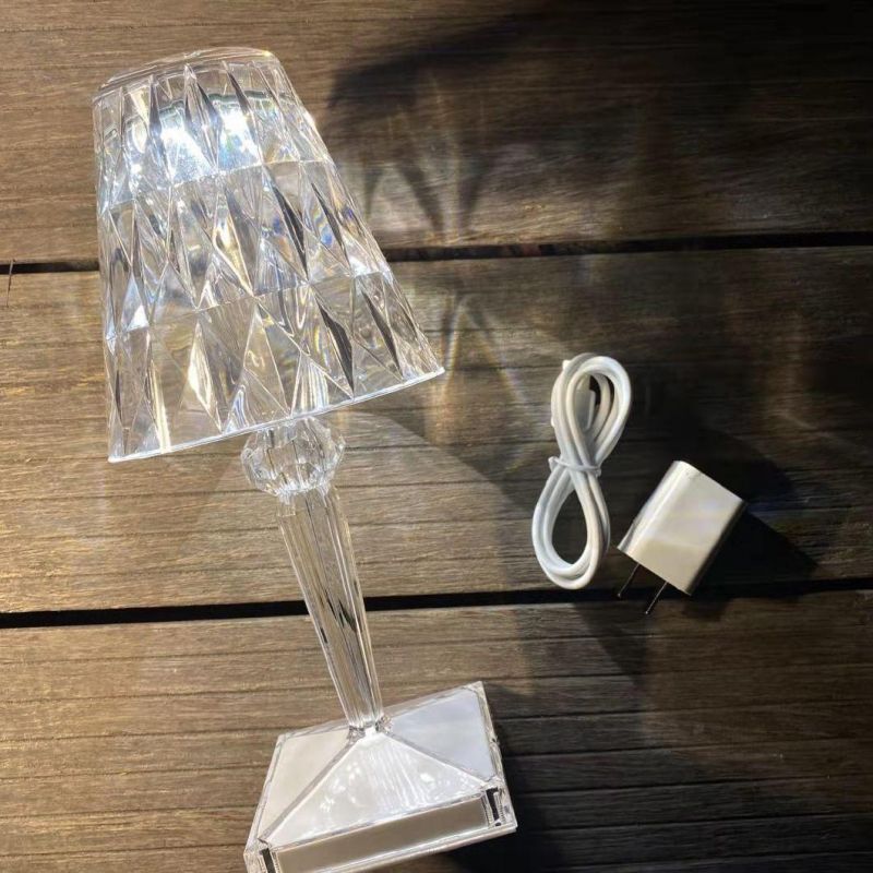 Acrylic European Crystal Table Lamp