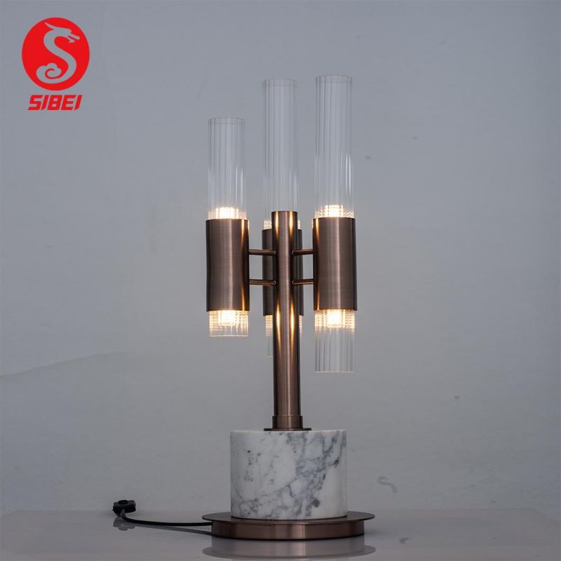 Tube LED Desk Lamp Hotel Bedroom Bedside Modern Table Lamp