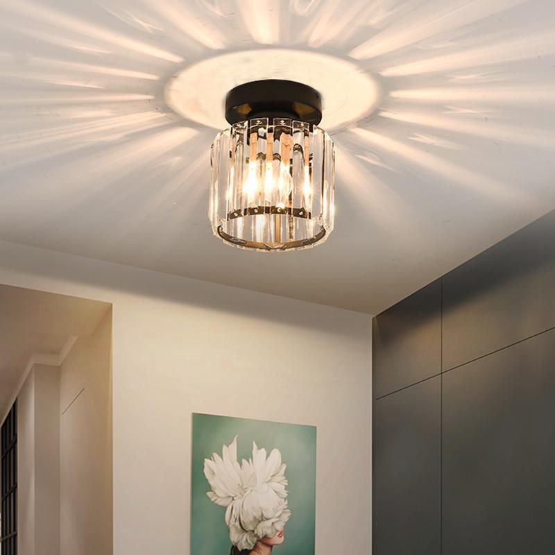 LED Ceiling Lamp Corridor Porch Lamp Crystal Aisle Lamp Entry American Balcony Lght (WH-CA-86)