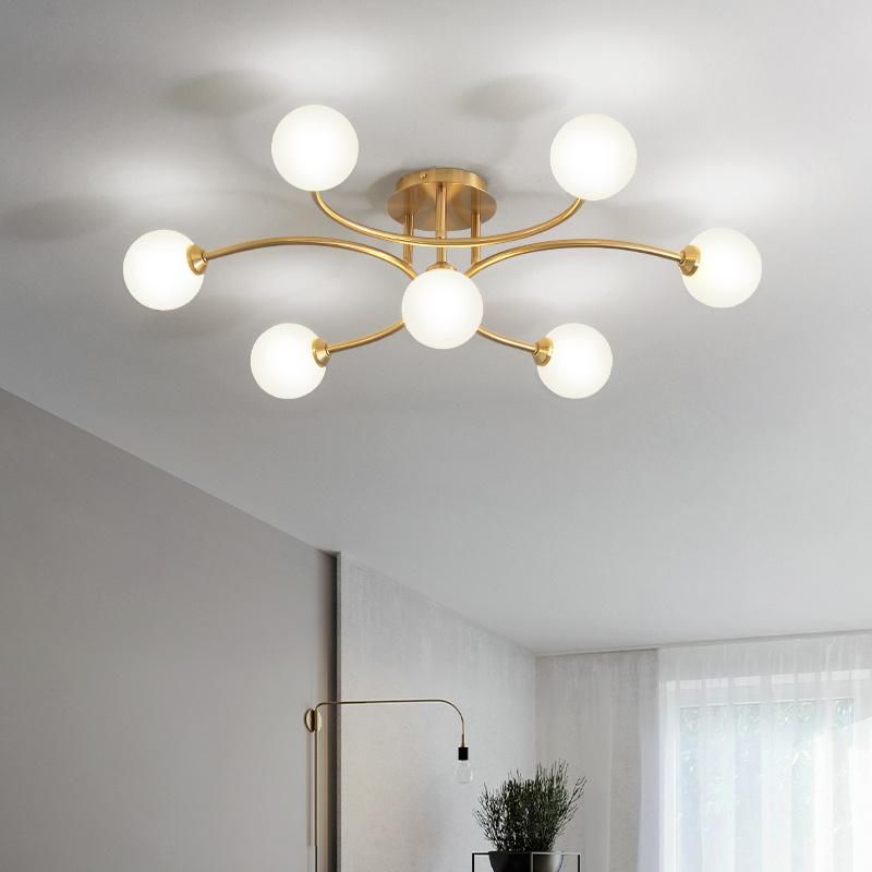 Ball Concise More Lights Ceiling Lamp Chandelier Pendant Lamp Bedroom Lamp