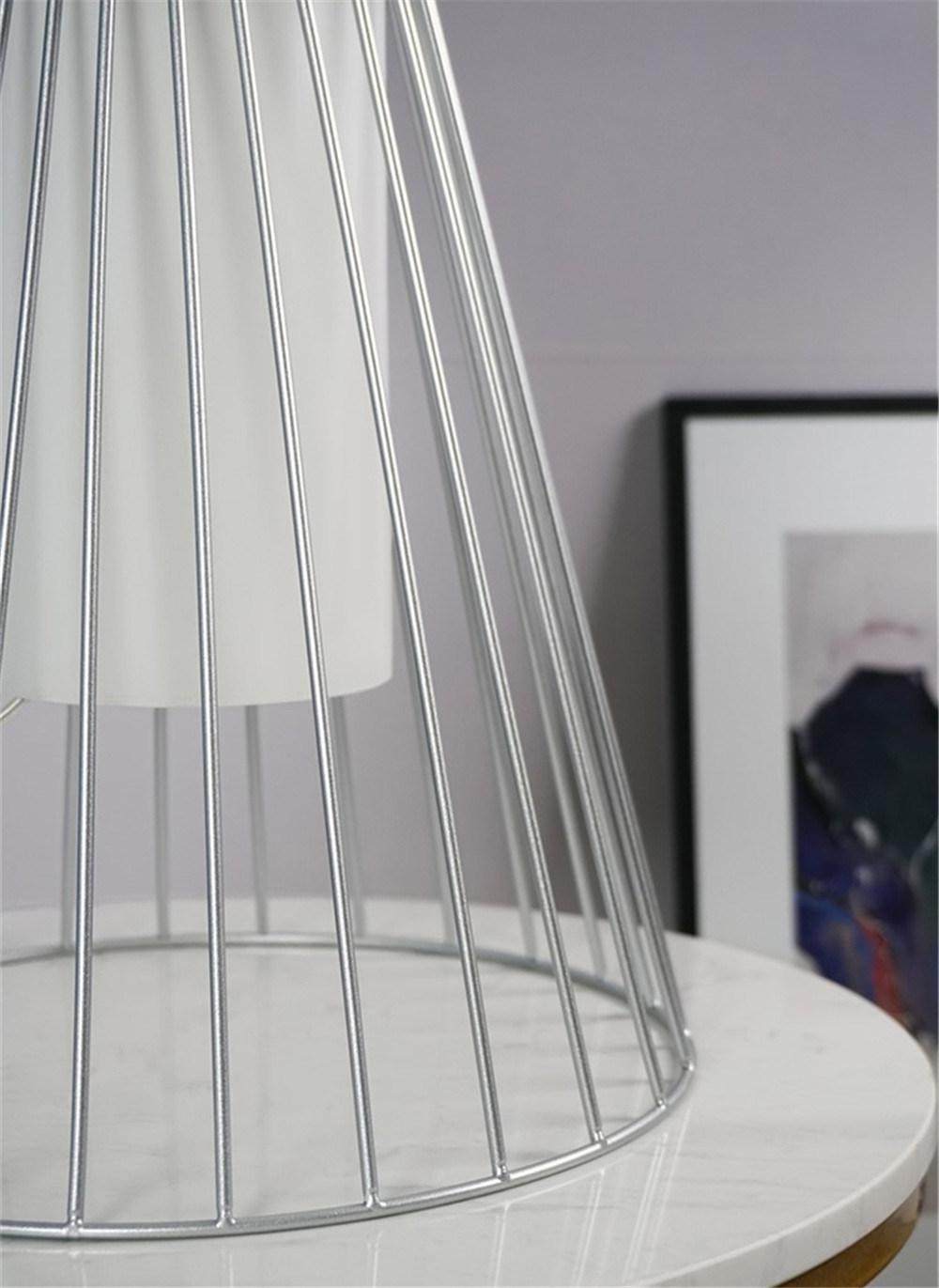 Modern White Glass Floor Lamps Stainless Steel Bedroom Bedside Living Room Standing Lights