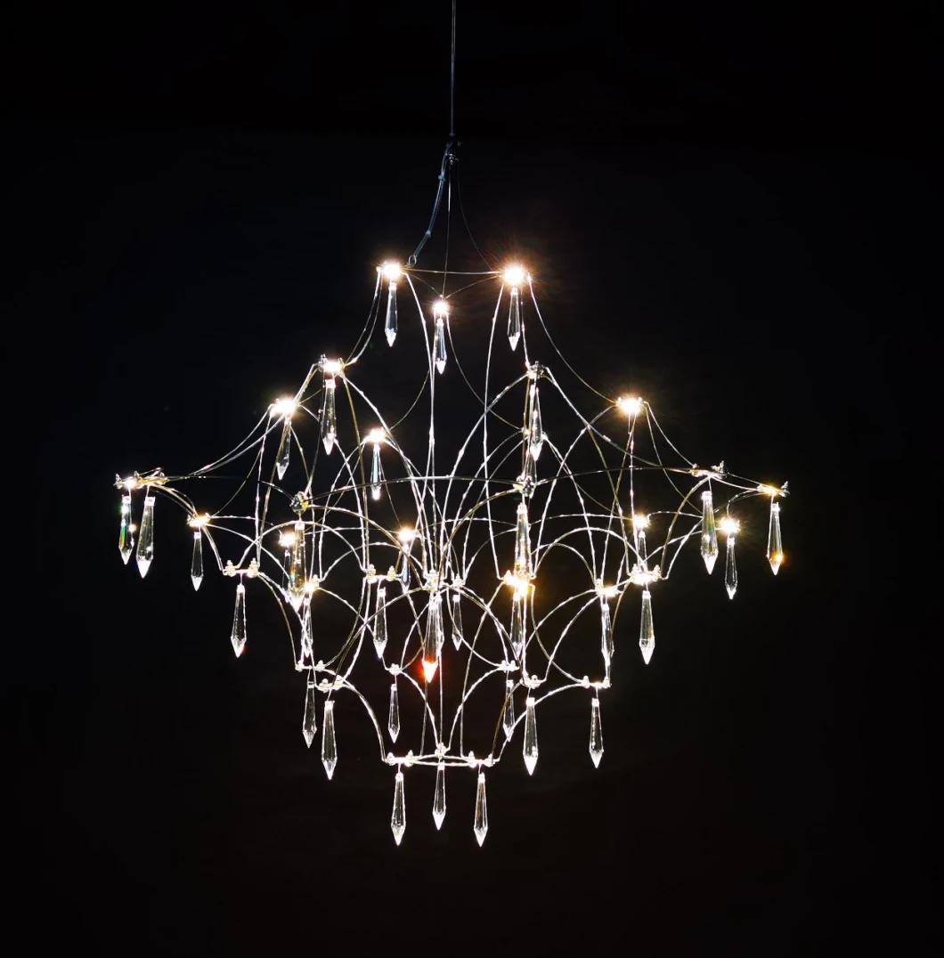 Minimalist Art Decor Lighting Fixtures Contemporary Luxury Large Antique Crystal Chandelier