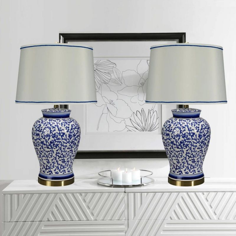 Hotel Household Luxury Modern Lampshade Table Lamp Home Decoration Night Light Multi-Scene Suitable Table Lamp