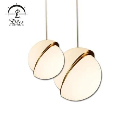 European Designer Acrylic Suspensive Pendant Lamps for Hotel Decorative Lighting